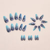 12 Sizes-24 Pcs Press On Nails W1928