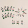 12 Sizes-24 Pcs Press On Nails W1174