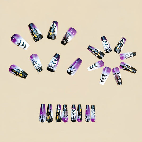 12 Sizes-24 Pcs Press On Nails Y927