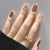 12 Sizes-24 Pcs Press On Nails JP1549