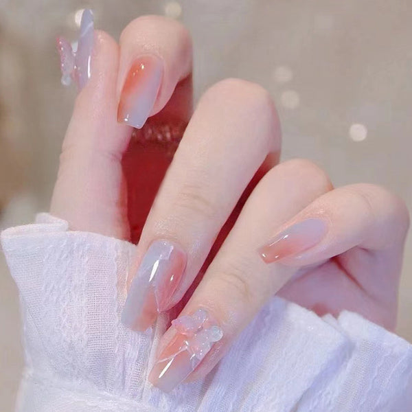12 Sizes-24 Pcs Press On Nails Z337