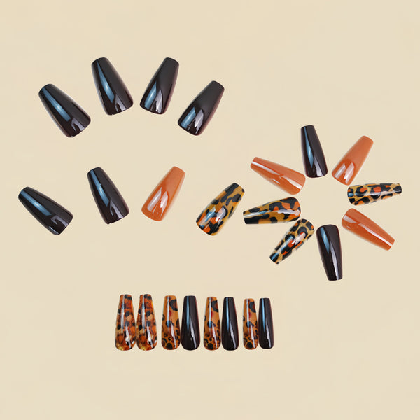 12 Sizes-24 Pcs Press On Nails Y1755
