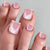 12 Sizes-24 Pcs Press On Nails C1193