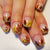 12 Sizes-24 Pcs Press On Nails C627