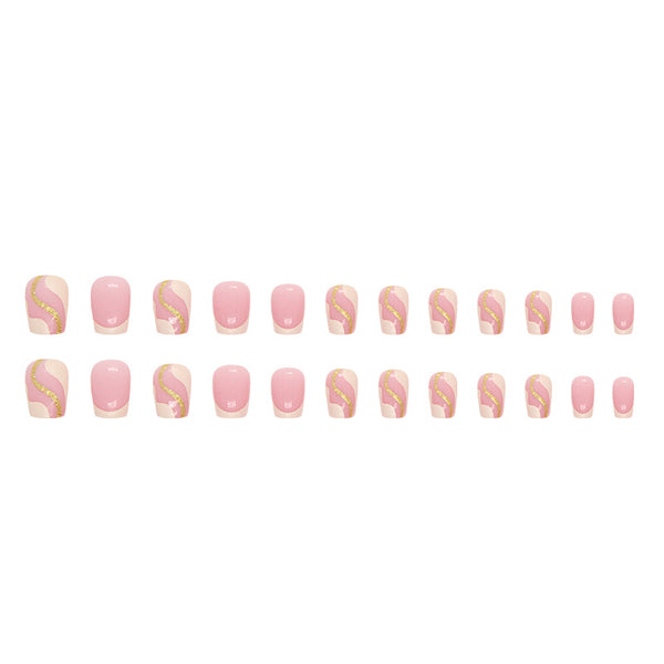 12 Sizes-24 Pcs Press On Nails W827