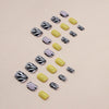12 Sizes-24 Pcs Press On Nails W1145