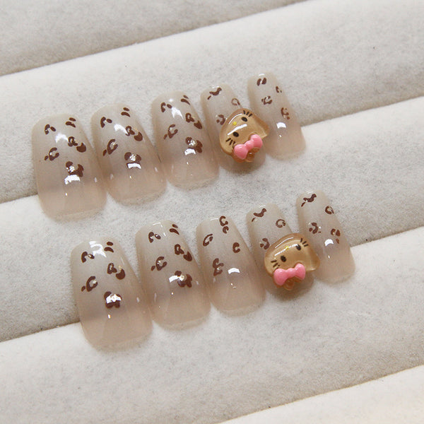 12 Sizes-24 Pcs Press On Nails Z929