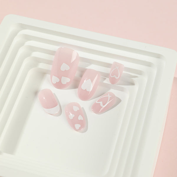 12 Sizes-24 Pcs Press On Nails JP2265