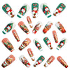 12 Sizes-24 Pcs Press On Nails Y1321