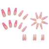 12 Sizes-24 Pcs Press On Nails W116