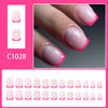 12 Sizes-24 Pcs Press On Nails C1028