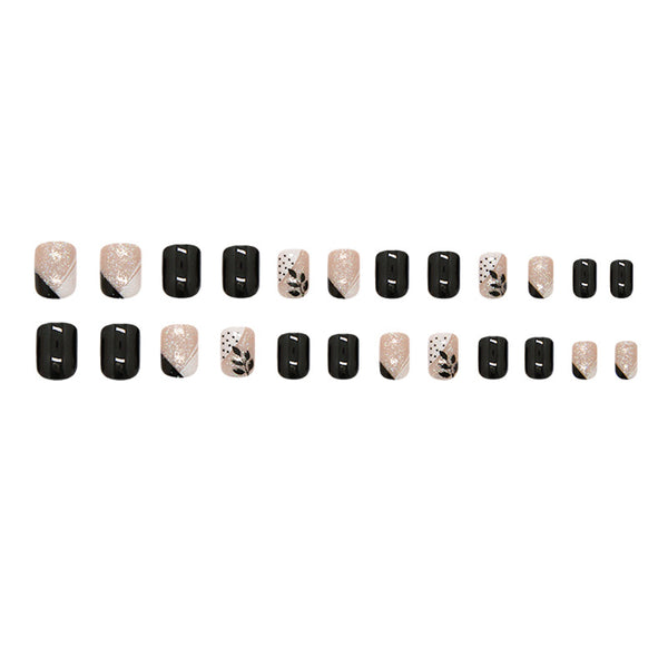 12 Sizes-24 Pcs Press On Nails W1103