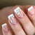 12 Sizes-24 Pcs Press On Nails C1088
