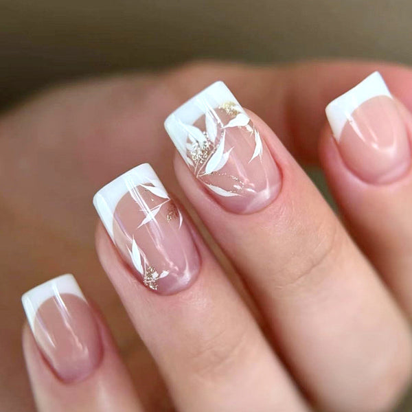 12 Sizes-24 Pcs Press On Nails C1088