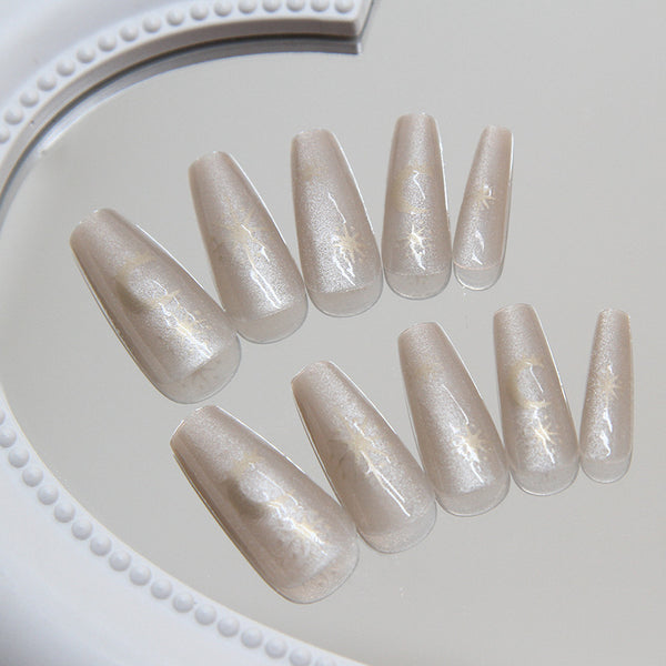 12 Sizes-24 Pcs Press On Nails MY058