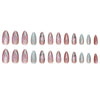12 Sizes-24 Pcs Press On Nails W1598