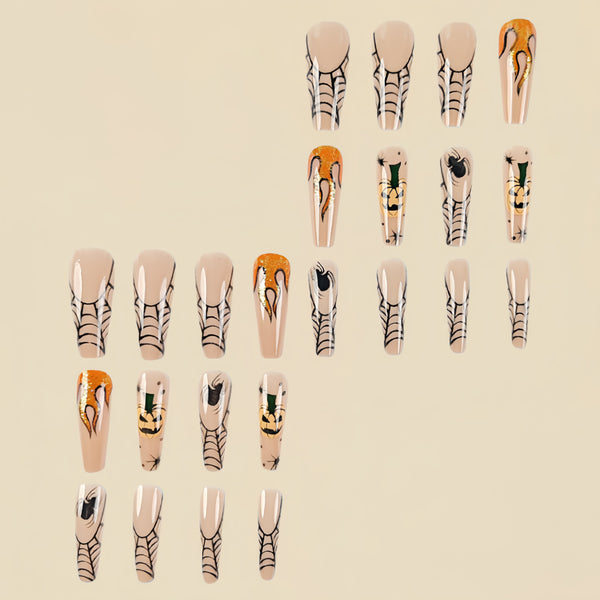 12 Sizes-24 Pcs Press On Nails Y088