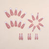 12 Sizes-24 Pcs Press On Nails W1163