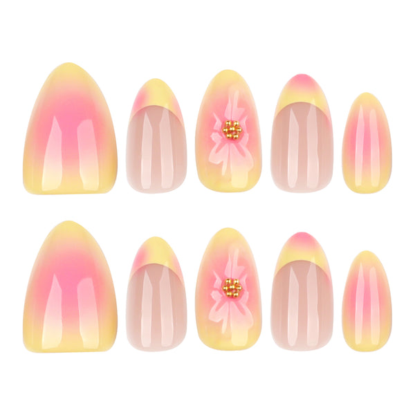 12 Sizes-24 Pcs Press On Nails JP3949