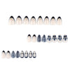 12 Sizes-24 Pcs Press On Nails JP4046