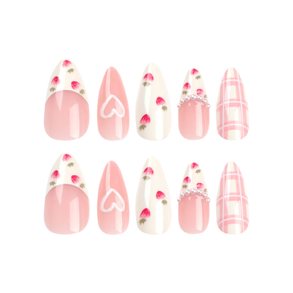 12 Sizes-24 Pcs Press On Nails JP2767