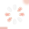 12 Sizes-24 Pcs Press On Nails C1051