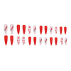 12 Sizes-24 Pcs Press On Nails W729
