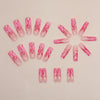 12 Sizes-24 Pcs Press On Nails G007