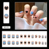 12 Sizes-24 Pcs Press On Nails R535