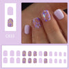 12 Sizes-24 Pcs Press On Nails C833