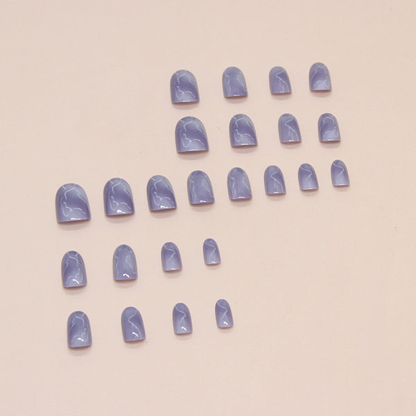 12 Sizes-24 Pcs Press On Nails W1553