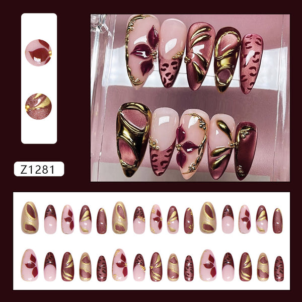 30 Pcs Press On Nails Z1281