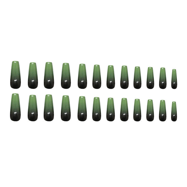 12 Sizes-24 Pcs Press On Nails R931
