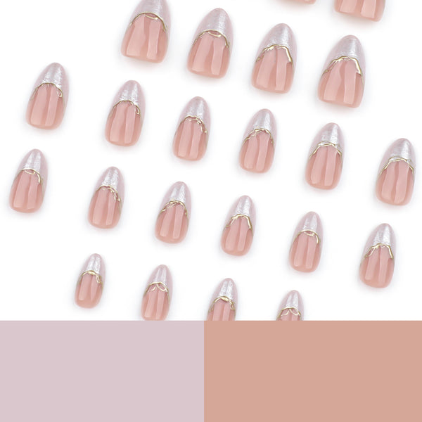 12 Sizes-24 Pcs Press On Nails JP3726