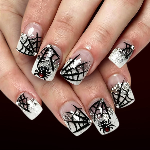 12 Sizes-24 Pcs Press On Nails C2011