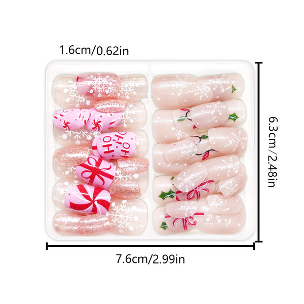 Christmas Press On Nails-2 Sets Mixed Pack (48PCS Total) C-mix-19