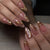 12 Sizes-24 Pcs Press On Nails W1998
