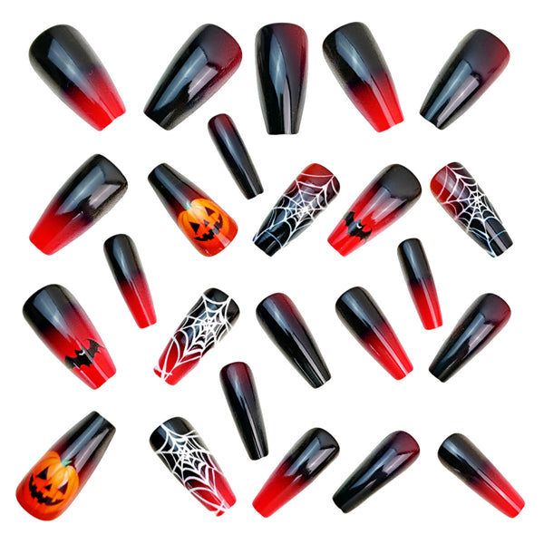 12 Sizes-24 Pcs Press On Nails Y1102