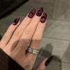 12 Sizes-24 Pcs Press On Nails W1999