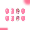 12 Sizes-24 Pcs Press On Nails C1156