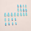 12 Sizes-24 Pcs Press On Nails W1924