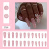 12 Sizes-24 Pcs Press On Nails Z728