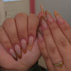 12 Sizes-24 Pcs Press On Nails JP3128