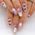 12 Sizes-24 Pcs Press On Nails W1414