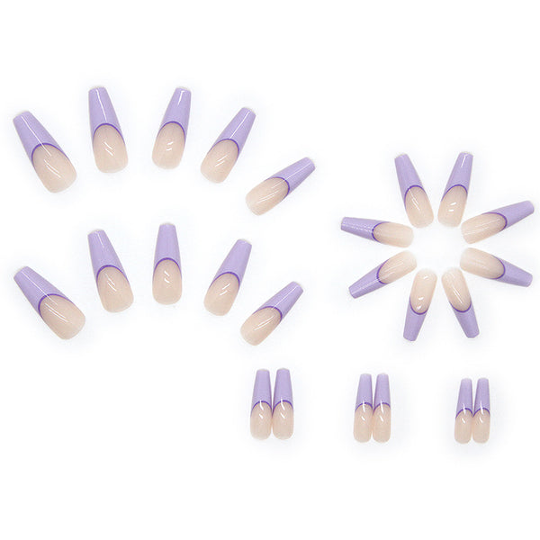 12 Sizes-24 Pcs Press On Nails W115