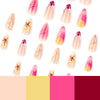 12 Sizes-24 Pcs Press On Nails JP3852