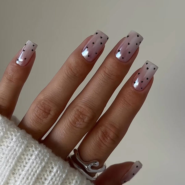 12 Sizes-24 Pcs Press On Nails JP3241