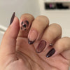 12 Sizes-24 Pcs Press On Nails JP4094