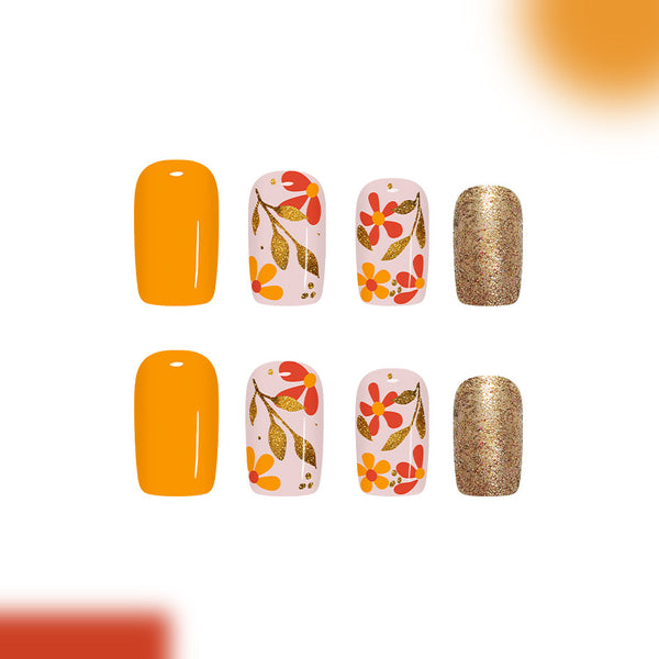 12 Sizes-24 Pcs Press On Nails C1099
