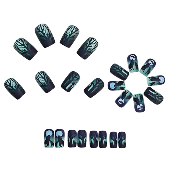 12 Sizes-24 Pcs Press On Nails y2062-24